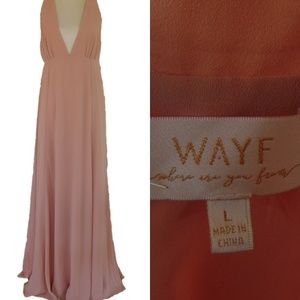 ***SOLD***Wayf Kiara Maxi Gown Size Large